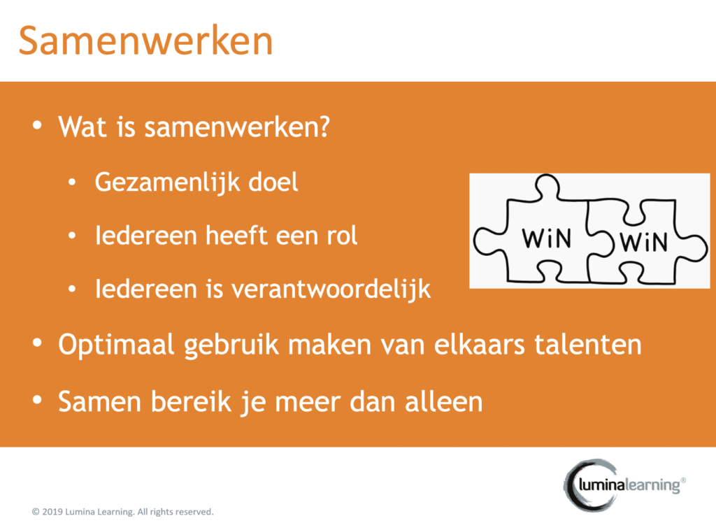 workshopmateriaal lumina student